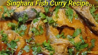 Singhara Fish Curry Recipe  CatFish Curry  Masala Fish Curry  How To Make Fish Curry [upl. by Levitt]