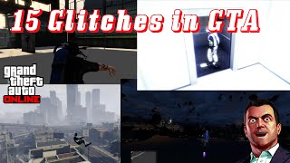 🔥15 Glitches in GTA 5 [upl. by Anahsit724]