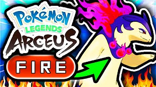 Can You Beat Pokémon Legends Arceus Using ONLY FIRE TYPES [upl. by Melbourne]