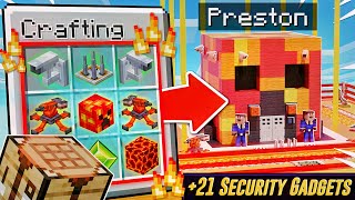 Minecraft Craftable Secure Houses by PrestonPlayz insane [upl. by Erasmo245]