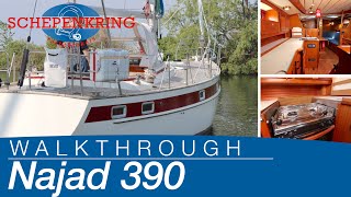 Najad 390 for sale  Yacht Walkthrough   Schepenkring Lelystad  4K [upl. by Odlareg]