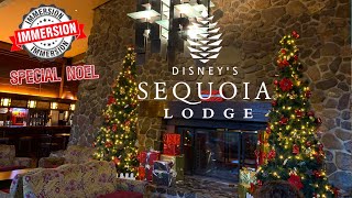 FULL TOUR HOTEL DISNEYS SEQUOIA LODGE SAISON DE NOEL A DISNEYLAND PARIS [upl. by Ahsieat]