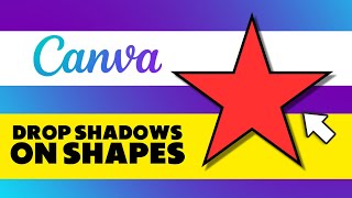 How to Add Drop Shadow to Shape in Canva [upl. by Stewart]