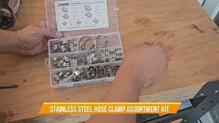 Stainless Steel Hose Clamp Assortment Kit [upl. by Nagy401]