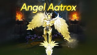 Angel Aatrox  CUSTOM SKIN BY LEXA [upl. by Anirahs]