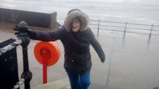 Scarborough Storm Arwen 27th Nov 2021 [upl. by Normalie]