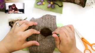 DIY quotPaintingquot Technique with Needle Felting [upl. by Ronen]