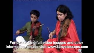 Vathapi  Hamsadhvani  South Indian Carnatic Violin Lessons by A Kanyakumari [upl. by Avi]