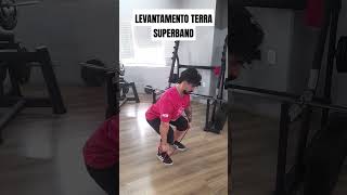 LEVANTAMENTO TERRA SUPERBAND academia fitness [upl. by Okir]