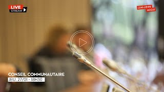 CONSEIL COMMUNAUTAIRE DU 27 JANVIER 2022 [upl. by Hirsh]