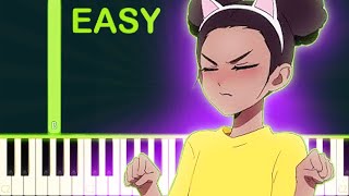 SAD CAT DANCE MEME SONG  EASY Piano Tutorial [upl. by Malory]