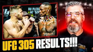 LUKE THOMAS LIVE UFC 305 RESULTS amp REACTION  DDP v IZZY [upl. by Dowlen]