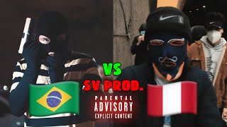 Brazilian Drill Rap 🇧🇷 vs Peruvian Drill Rap 🇵🇪 [upl. by Kilk91]