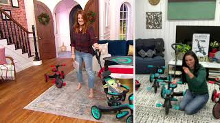 Globber Explorer 4in1 Tricycle and Balance Bike on QVC [upl. by Emirej]