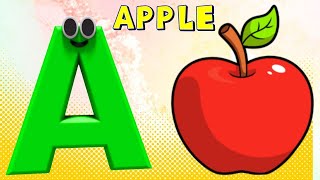 A for Apple  A is for Apple  A Apple  Apple  Abcd  English Alphabet  ABC SONGS [upl. by Eerot]