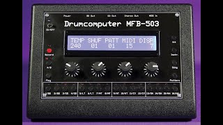 MFB 503 Drumcomputer  Samples [upl. by Adyam334]