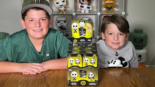 Unboxing Funko POP A Nightmare Before Christmas Mystery Minis Figures Full Case 25th Anniversary [upl. by Arrahs853]