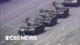 From the archives 1989 Tiananmen Square massacre covered by CBS News [upl. by Araic]