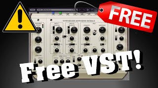 【Free VST】Awesome Best Free Oberheim SEM Synth Plugin Synthesizer Expander Module by Cherry Audio [upl. by Reidid]