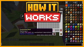 🟨 HOW RECHARGE ENCHANTMENT WORKS MOD ADVENT OF ASCENSION  MINECRAFT [upl. by Ita]