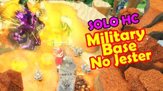 TDS SOLO HC Hardcore Military Base Rework No Jester  Tower Defense Simulator [upl. by Sile673]