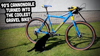 The Ultimate 90s Cannondale Gravel Conversion Is Finished [upl. by Staten763]