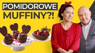 Muffiny na WALENTYNKI – 2 sposoby tradycyjne i fit 🧁  Paweł Małecki amp Kinga Paruzel [upl. by Gertrude]