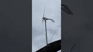 Pikasola Wind Turbine Generator 400W 24V Review Green power source [upl. by Wootan]