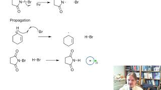 Allylic Bromination Mechanism without peroxides [upl. by Leander]