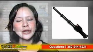 Self Defense Products  Stun Master 800000 Volt Telescopic Stun Gun Baton Review [upl. by Dempsey18]