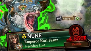 Making Friends with NUCLEAR WEAPONS in Total Warhammer 3 [upl. by Theobald]