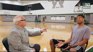 EXCLUSIVE Giannis Antetokounmpo On The ROY MVP Tony Snell amp More [upl. by Handler664]