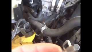 2006 Nissan XTerra alternator replacement Part 1 Removal [upl. by Odlareg646]