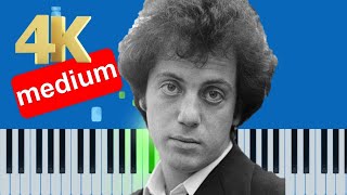 Billy Joel  Vienna Medium Piano Tutorial 4K [upl. by Pickett284]