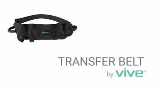 Transfer Belt by Vive  Medical Nursing Safety Gait Assist Device  Bariatric amp Physical Therapy [upl. by Meraree]