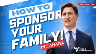 Sponsor your family members to immigrate to Canada  CIC News 2024 [upl. by Nyltac187]