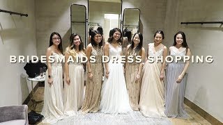 bridesmaids dress shopping  bhldn [upl. by Quiteris]