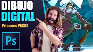 CURSO de DIBUJO DIGITAL ✍  PHOTOSHOP  Introducción ⭐⭐⭐⭐ [upl. by Hares]