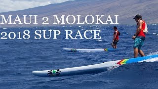 Maui 2 Molokai Downwind SUP Race M2M [upl. by Atinrev]