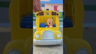 Baby JJ is ready to ride the bus to school Toy Pretend Play cocomelon toys [upl. by Pool]