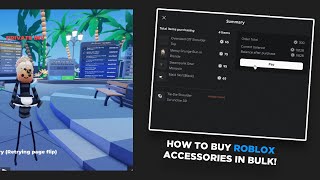 How To Purchase in Bulk With The New Marketplace API Roblox [upl. by Laeynad]