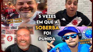 5 VEZES EM QUE A SOBERBA FOI PUNIDA NO FUTEBOL [upl. by Ambrosio]