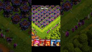 1000 Super Archers Vs Archer Towers Clash of Clanscoc new video coc youtube new gaming shorts [upl. by Ahsiekahs]