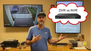 Security Camera DVR vs NVR Recorder [upl. by Aysahc]