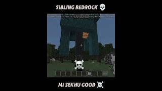 BedrocK Ke r Paar Ped 💀👍 minecraft viralvideo shorts video [upl. by Lamej]