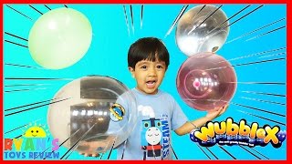 Ryan plays WUBBLEX ANTI GRAVITY BALL Toys Balloons for kids [upl. by Nodgnal748]