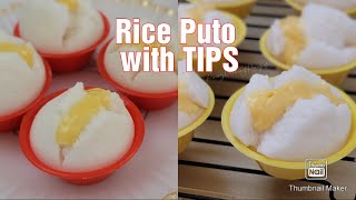 Putong Bigas using Rice Flour and Coconut Milk Super Easy Process [upl. by Jordon]