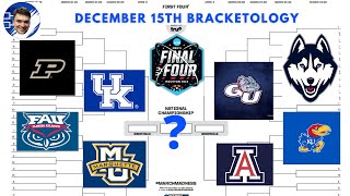 Bracketology Update  December 15 2023 [upl. by Deevan]