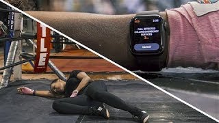 Apple Watch Series 4 Fall Detection Tested By a Hollywood Stunt Double [upl. by Gerius]