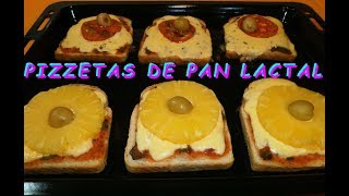 Pizzetas de pan lactal [upl. by Madelyn]